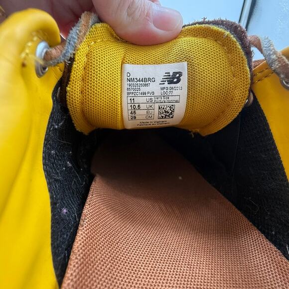 New Balance Numeric Brighton 344 Men’s Shoes Brown Leather Gum Sole Skate Sz 11 - Picture 11 of 11